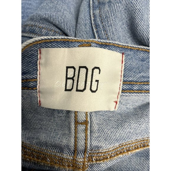 BDG Urban Outfitters Dad Slim Tapered Fit Light Wash Distressed Jeans (36 x 29) - Picture 6 of 13